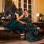Teal and Gold Pure Muslin Jamdaani Saree