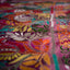 Garden of Stitches - Pure Handwoven Silk Multicolored Kantha Stitch Saree