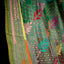 Garden of Stitches - Pure Handwoven Silk Multicolored Kantha Stitch Saree