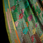 Garden of Stitches - Pure Handwoven Silk Multicolored Kantha Stitch Saree