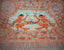 Ivory Radiance, Tassar Silk Kantha Saree with Terracotta and Black Folk Motifs