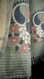 Whispers of Sage, Pure Muslin Jamdaani Saree