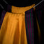 Vibrant Yellow Kanjivaram South Silk Saree with Purple-Green Border