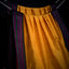 Vibrant Yellow Kanjivaram South Silk Saree with Purple-Green Border