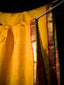 Golden Yellow & Rani Pink Kanjivaram Silk Saree