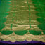 Emerald Radiance – Pure Banarasi Kora Silk Saree