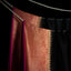 Deep Black Kora Banarasi Silk Saree with Pink-Gold Zari Border