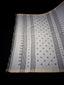 Ivory Jamdaani Saree with Grey Motifs and Striped Pallu