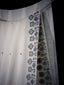 Whitepure Cotton Jamdaani Saree with Black Border Detailing