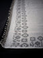 Whitepure Cotton Jamdaani Saree with Black Border Detailing