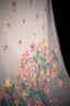 Ivory Handwoven pure cotton Jamdaani Saree with Multicolor Florals