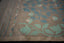 Beige pure Tassar Jamdaani Saree with White Vine and Aqua and Blue Motifs