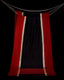 Handwoven Black Pure Khaadi Cotton Saree with Crimson accents