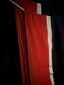 Handwoven Black Pure Khaadi Cotton Saree with Crimson accents