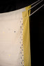 Ivory Jamdaani Saree with Mustard Border and Geometric Motifs