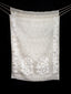 Whispers of Ivory Bloom - Ivory Jamdaani Saree with White Floral Vine Borders