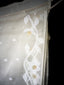 Whispers of Ivory Bloom - Ivory Jamdaani Saree with White Floral Vine Borders