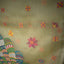 Mystic Glow – Yellow-Green Jamdani Saree with Peacock Motifs