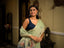 Whispers of Sage, Pure Muslin Jamdaani Saree