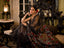 Black, Silver, Gold and Red Pure Matka Tissue Jamdaani Saree