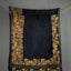 Black Kanthha Stitch Saree with Mustard Embroidery Motifs