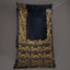 Black Kanthha Stitch Saree with Mustard Embroidery Motifs
