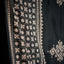 Midnight Elegance, Black Kachchh Hand Embroidery Saree