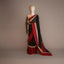Handwoven Black Pure Khaadi Cotton Saree with Crimson accents