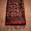 Black, Silver, Gold and Red Pure Matka Tissue Jamdaani Saree