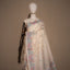Whispers of Bloom, Ivory Jamdaani Matka Silk Elegance