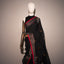 “Eternal Noir” - Black Linen Jamdani Saree with Dark Silver Border