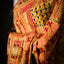 Sunlit Elegance, Yellow Saree with multicolor hand embroidery throughout