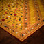 Sunlit Elegance, Yellow Saree with multicolor hand embroidery throughout