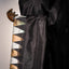 Pure Kanchipuram Silk Saree in Black with Silver & Gold Accents