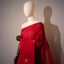 Eternal Blossom in Red – A Pure Matka Silk Jamdaani Saree with Muslin Pallu