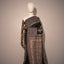 Midnight Elegance, Black Kachchh Hand Embroidery Saree