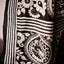 Monochrome Elegance – Hand Kanthha on Bangalore Silk