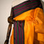 Vibrant Yellow Kanjivaram South Silk Saree with Purple-Green Border