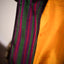 Vibrant Yellow Kanjivaram South Silk Saree with Purple-Green Border