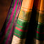 Vibrant Yellow Kanjivaram South Silk Saree with Purple-Green Border