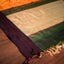 Vibrant Yellow Kanjivaram South Silk Saree with Purple-Green Border