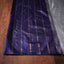 Silver Moonlight with Midnight Blue - Pure Kanjivaram Silk Saree