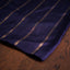 Silver Moonlight with Midnight Blue - Pure Kanjivaram Silk Saree