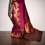 Golden Dark Pink Glow – Pure Kanchipuram Silk Saree