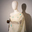 Ivory Jamdaani Saree with Aqua Blue and White Floral Motifs