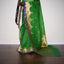 Emerald Radiance – Pure Banarasi Kora Silk Saree