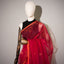 Flame of Eternity – Red Pure Muslin Jamdani Saree