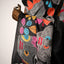 Eyes of Eternity – Hand Kantha Stitched Black Silk Saree