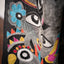 Eyes of Eternity – Hand Kantha Stitched Black Silk Saree