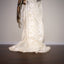 Whispers of Ivory Bloom - Ivory Jamdaani Saree with White Floral Vine Borders